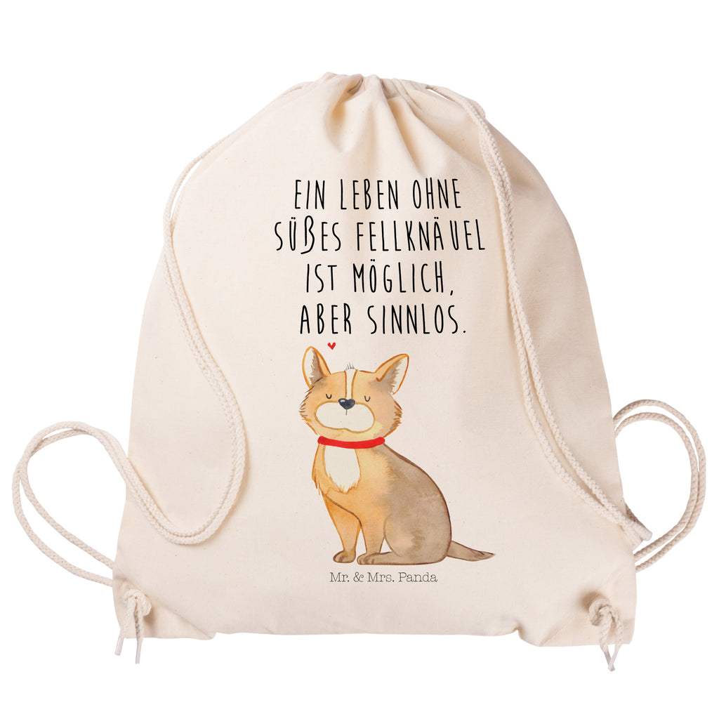 Sportbeutel Hundeglück Turnbeutel, Beutel, Sporttasche, Tasche, Stoffbeutel, Hund, Hundemotiv, Haustier, Hunderasse, Tierliebhaber, Hundebesitzer, Sprüche, Corgie, Hundeliebe, Spruch, Hundemama, Liebe
