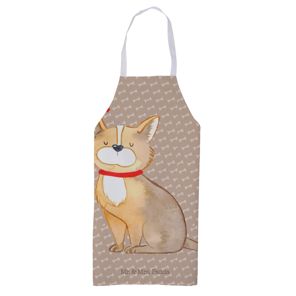 Kochschürze Hundeglück Schürze, Backschürze, Küchenschürze, Grillschürze, Latzschürze, Hund, Hundemotiv, Haustier, Hunderasse, Tierliebhaber, Hundebesitzer, Sprüche, Corgie, Hundeliebe, Spruch, Hundemama, Liebe