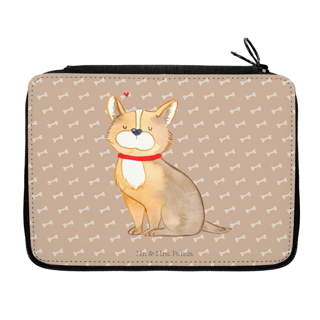 Federmappe Hundeglück Federmappe, Stiftetasche, Stifte Etui, Schule, Einschulung, Geschenk, Kind, Schüler, Schülerin, Stifterolle, Federmäppchen, Motiv, Grundschule, Federmäppchen bedruckt, Büro Stifte Etui, Bestückte Federmappe, Kinder Federmappe, Federmappe Einschulung, Hund, Hundemotiv, Haustier, Hunderasse, Tierliebhaber, Hundebesitzer, Sprüche, Corgie, Hundeliebe, Spruch, Hundemama, Liebe