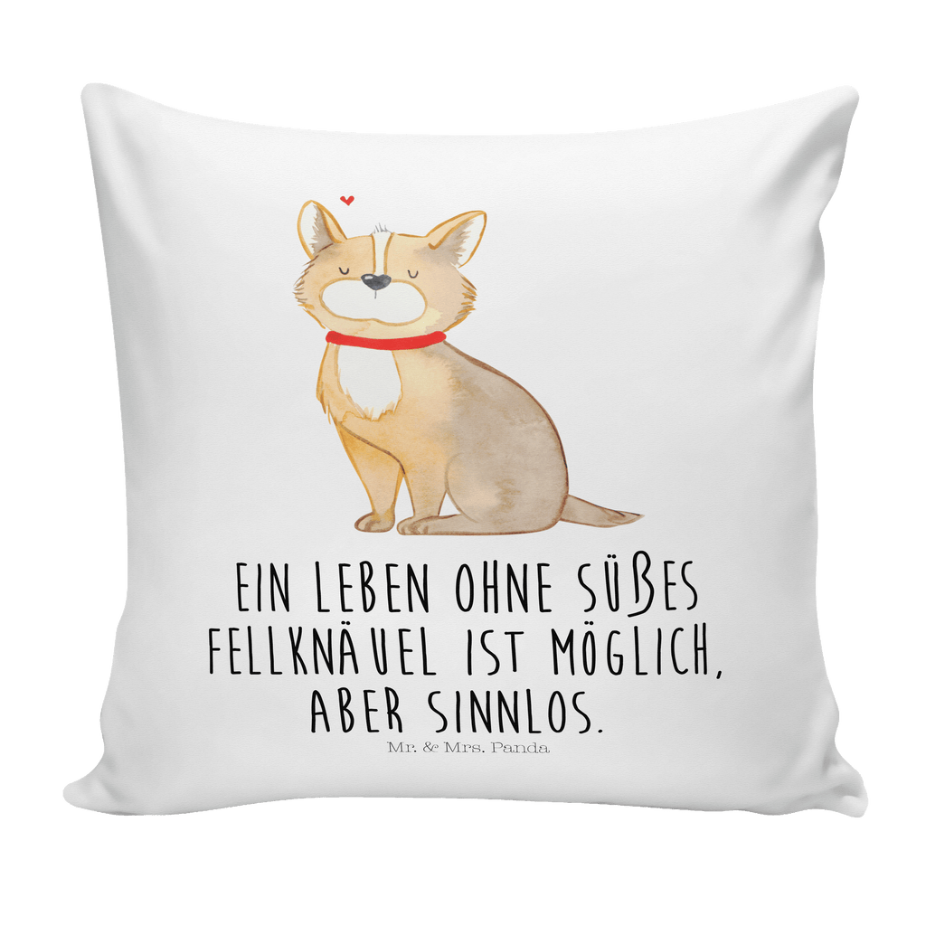 40x40 Kissen Hundeglück Kissenhülle, Kopfkissen, Sofakissen, Dekokissen, Motivkissen, Hund, Hundemotiv, Haustier, Hunderasse, Tierliebhaber, Hundebesitzer, Sprüche, Corgie, Hundeliebe, Spruch, Hundemama, Liebe