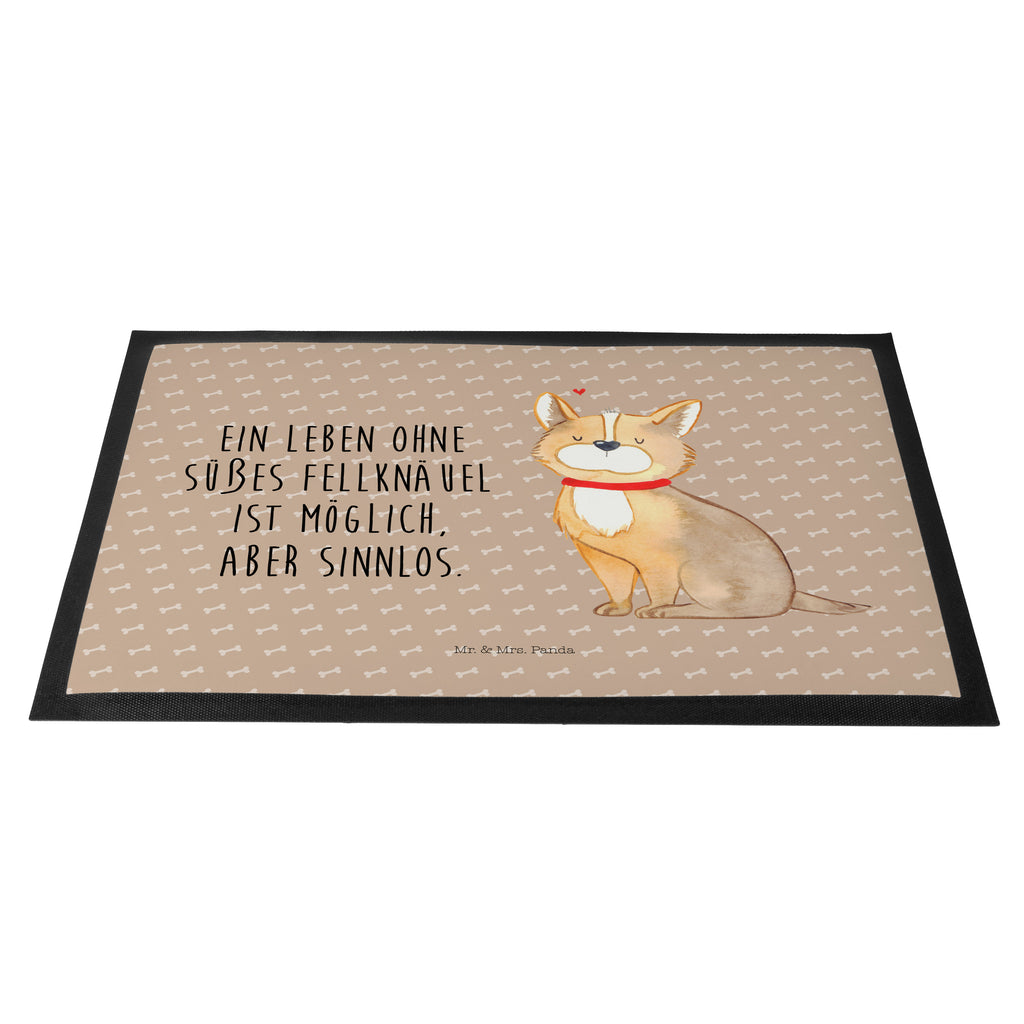 Fußmatte Hundeglück Corgie, Hund, Hundeliebe, Spruch, Hundemama, Hundebesitzer, Liebe Türvorleger, Schmutzmatte, Fußabtreter, Matte, Schmutzfänger, Fußabstreifer, Schmutzfangmatte, Türmatte, Motivfußmatte,  Haustürmatte, Vorleger  Hund, Hundemotiv, Haustier, Hunderasse, Tierliebhaber, Hundebesitzer, Sprüche