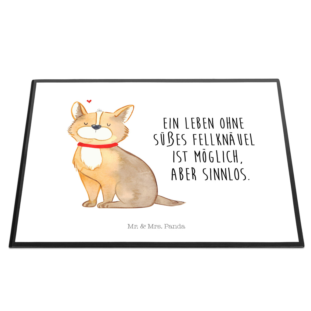 Schreibtischunterlage Hundeglück Schreibunterlage, Schreibtischauflage, Bürobedarf, Büroartikel, Schreibwaren, Schreibtisch Unterlagen, Schreibtischunterlage Groß, Hund, Hundemotiv, Haustier, Hunderasse, Tierliebhaber, Hundebesitzer, Sprüche, Corgie, Hundeliebe, Spruch, Hundemama, Liebe