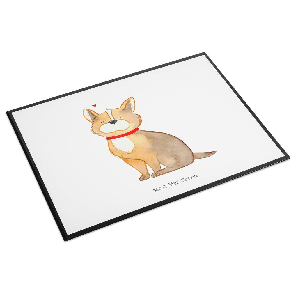 Schreibtischunterlage Hundeglück Schreibunterlage, Schreibtischauflage, Bürobedarf, Büroartikel, Schreibwaren, Schreibtisch Unterlagen, Schreibtischunterlage Groß, Hund, Hundemotiv, Haustier, Hunderasse, Tierliebhaber, Hundebesitzer, Sprüche, Corgie, Hundeliebe, Spruch, Hundemama, Liebe