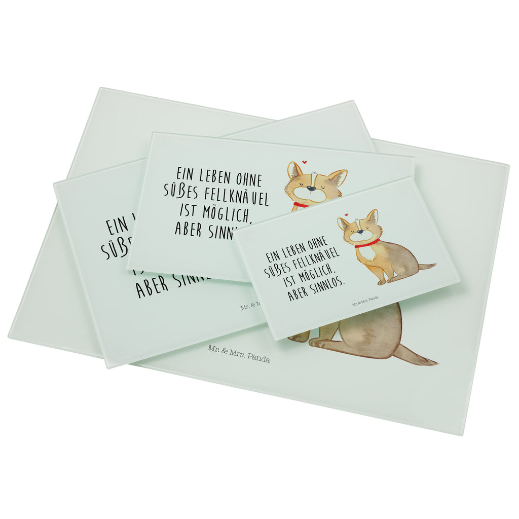 Medium Glas Schneidbrett Hundeglück Glasschneidebrett, Schneidebrett, Hund, Hundemotiv, Haustier, Hunderasse, Tierliebhaber, Hundebesitzer, Sprüche, Corgie, Hundeliebe, Spruch, Hundemama, Liebe