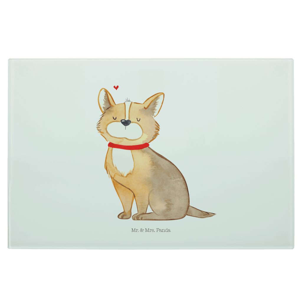 Medium Glas Schneidbrett Hundeglück Glasschneidebrett, Schneidebrett, Hund, Hundemotiv, Haustier, Hunderasse, Tierliebhaber, Hundebesitzer, Sprüche, Corgie, Hundeliebe, Spruch, Hundemama, Liebe