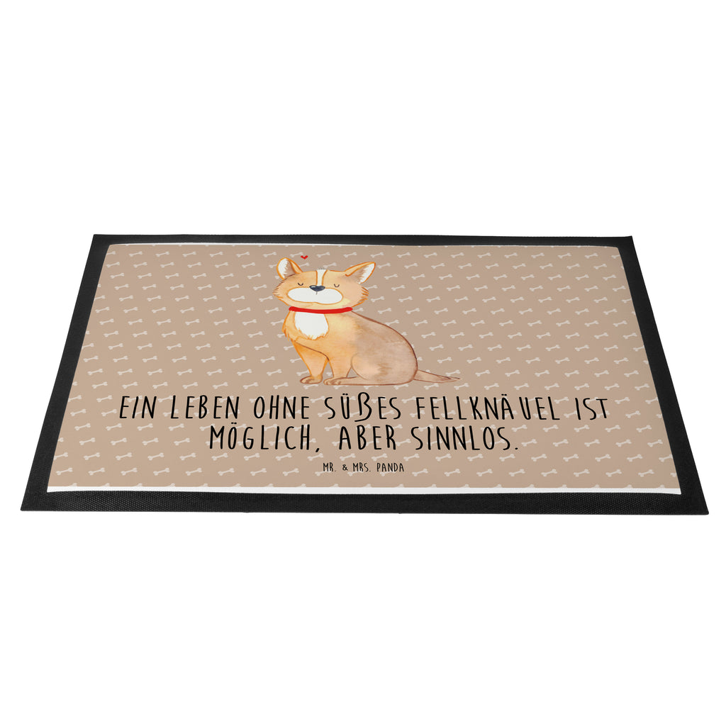 Fußmatte Hundeglück Corgie, Hund, Hundeliebe, Spruch, Hundemama, Hundebesitzer, Liebe Türvorleger, Schmutzmatte, Fußabtreter, Matte, Schmutzfänger, Fußabstreifer, Schmutzfangmatte, Türmatte, Motivfußmatte,  Haustürmatte, Vorleger  Hund, Hundemotiv, Haustier, Hunderasse, Tierliebhaber, Hundebesitzer, Sprüche