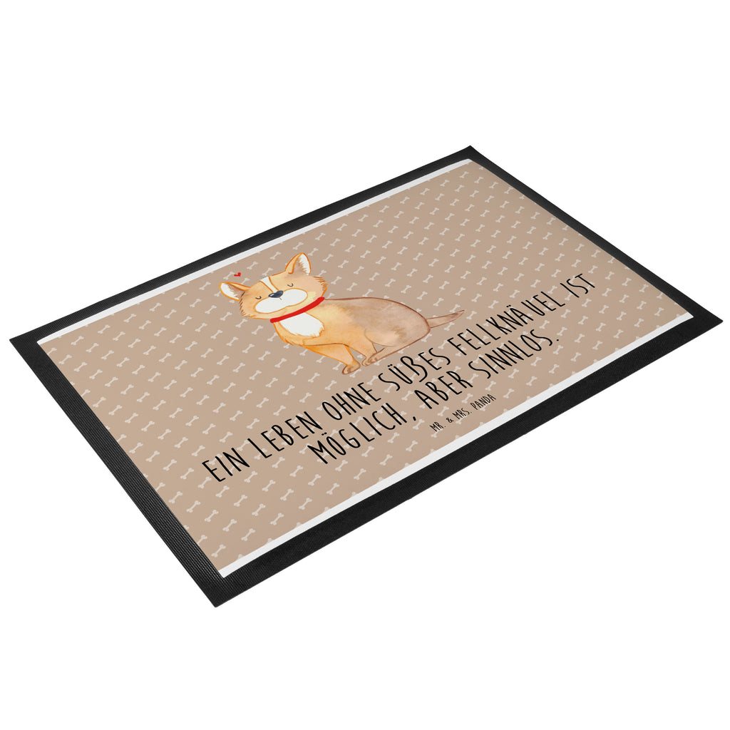 Fußmatte Hundeglück Corgie, Hund, Hundeliebe, Spruch, Hundemama, Hundebesitzer, Liebe Türvorleger, Schmutzmatte, Fußabtreter, Matte, Schmutzfänger, Fußabstreifer, Schmutzfangmatte, Türmatte, Motivfußmatte,  Haustürmatte, Vorleger  Hund, Hundemotiv, Haustier, Hunderasse, Tierliebhaber, Hundebesitzer, Sprüche