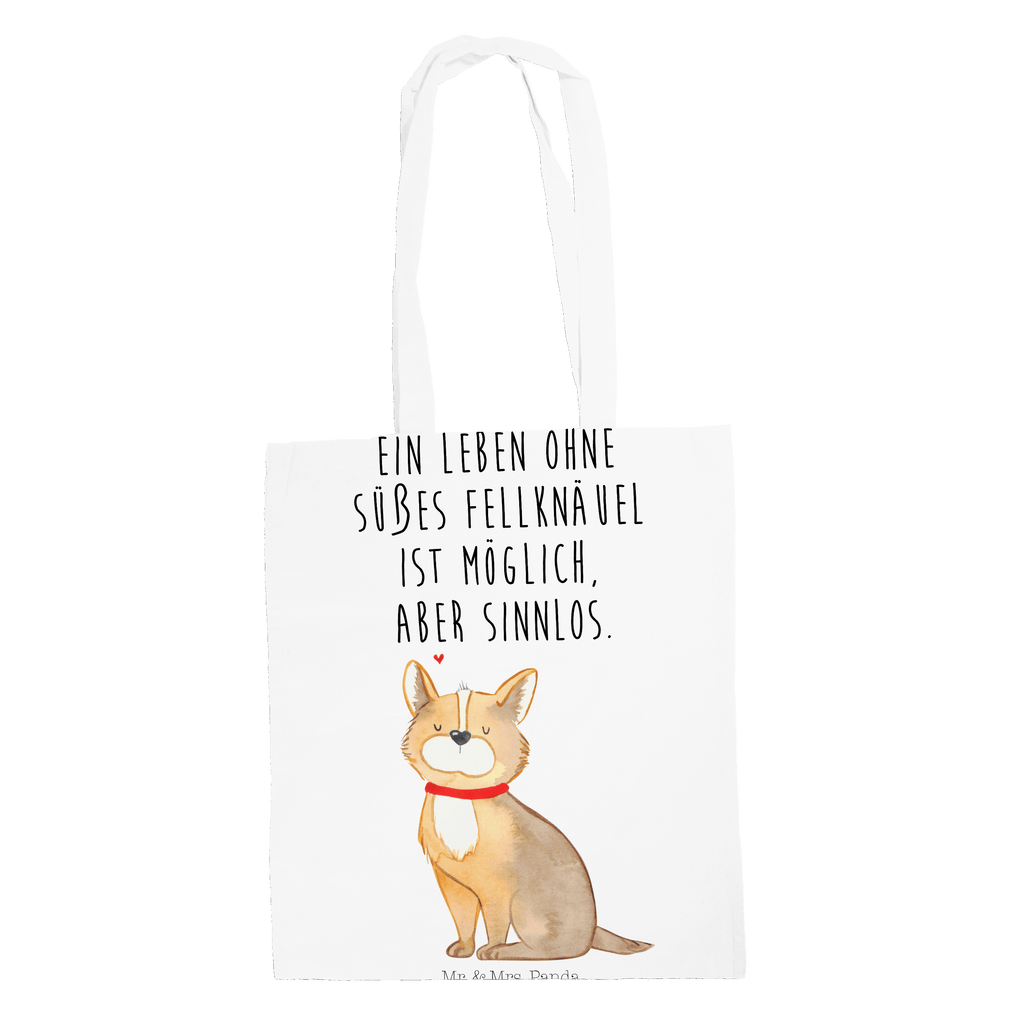 Tragetasche Hundeglück Beuteltasche, Beutel, Einkaufstasche, Jutebeutel, Stoffbeutel, Hund, Hundemotiv, Haustier, Hunderasse, Tierliebhaber, Hundebesitzer, Sprüche, Corgie, Hundeliebe, Spruch, Hundemama, Liebe