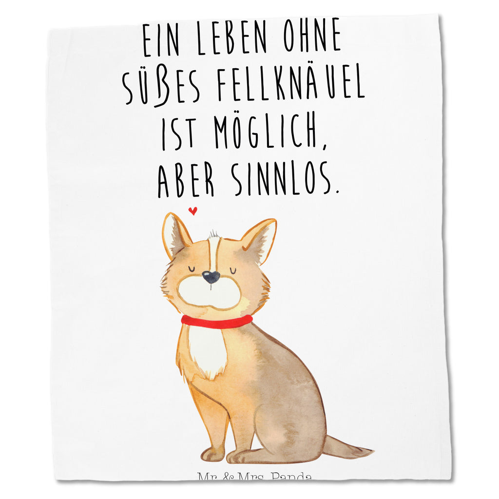 Tragetasche Hundeglück Beuteltasche, Beutel, Einkaufstasche, Jutebeutel, Stoffbeutel, Hund, Hundemotiv, Haustier, Hunderasse, Tierliebhaber, Hundebesitzer, Sprüche, Corgie, Hundeliebe, Spruch, Hundemama, Liebe
