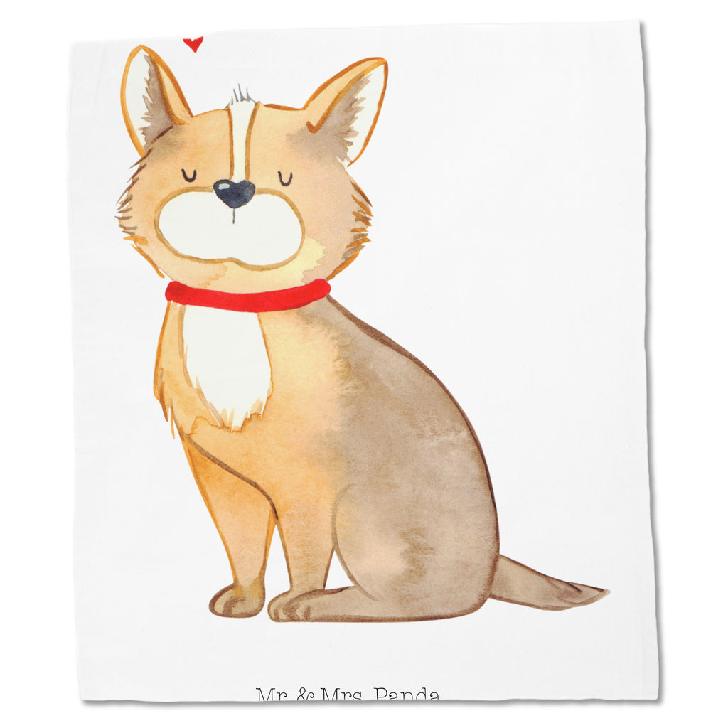 Tragetasche Hundeglück Beuteltasche, Beutel, Einkaufstasche, Jutebeutel, Stoffbeutel, Hund, Hundemotiv, Haustier, Hunderasse, Tierliebhaber, Hundebesitzer, Sprüche, Corgie, Hundeliebe, Spruch, Hundemama, Liebe