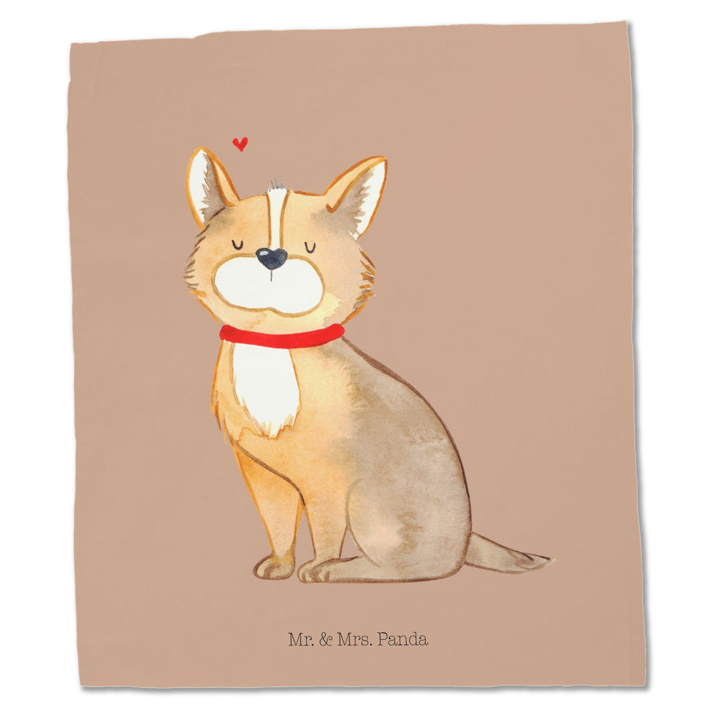 Tragetasche Hundeglück Beuteltasche, Beutel, Einkaufstasche, Jutebeutel, Stoffbeutel, Hund, Hundemotiv, Haustier, Hunderasse, Tierliebhaber, Hundebesitzer, Sprüche, Corgie, Hundeliebe, Spruch, Hundemama, Liebe