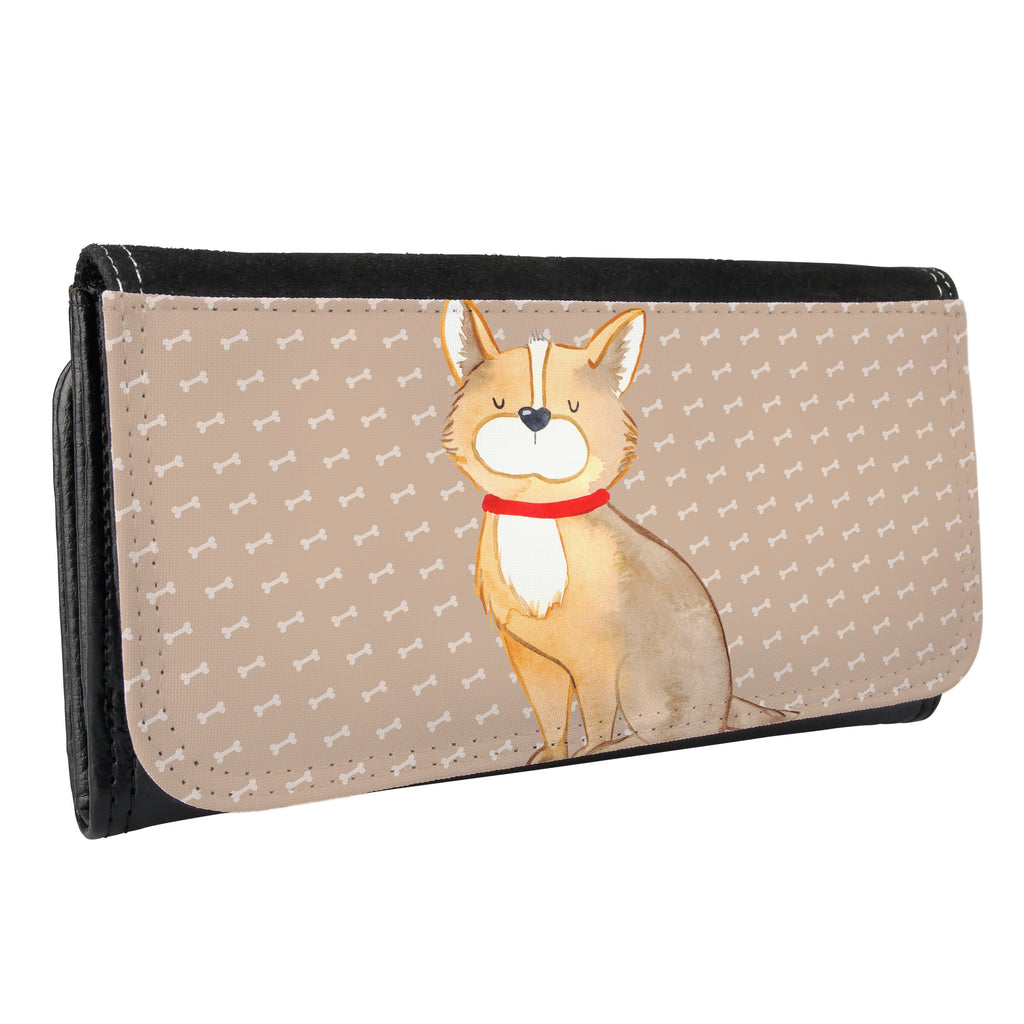 Damen Portemonnaie Hundeglück Portemonnaie, Portemonee, Geldbörse, Damen, Groß, XXL, Geldbeutel, Portemonnaies, Hund, Hundemotiv, Haustier, Hunderasse, Tierliebhaber, Hundebesitzer, Sprüche, Corgie, Hundeliebe, Spruch, Hundemama, Liebe