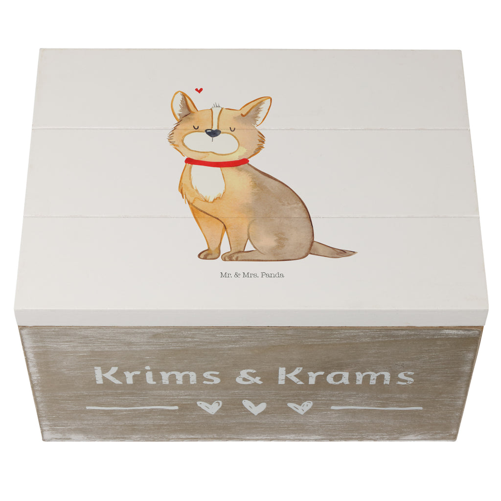 Holzkiste Hundeglück Corgie, Hund, Hundeliebe, Spruch, Hundemama, Hundebesitzer, Liebe Holzkiste, Kiste, Schatzkiste, Truhe, Schatulle, XXL,  Erinnerungsbox, Erinnerungskiste, Dekokiste, Aufbewahrungsbox  Hund, Hundemotiv, Haustier, Hunderasse, Tierliebhaber, Hundebesitzer, Sprüche