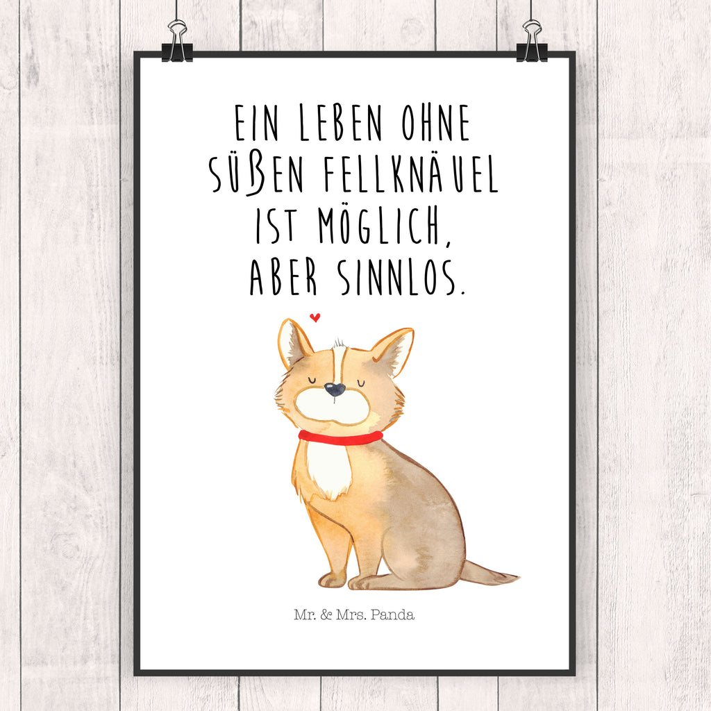 Poster Hundeglück Poster, Wandposter, Bild, Wanddeko, Küchenposter, Kinderposter, Wanddeko Bild, Raumdekoration, Wanddekoration, Handgemaltes Poster, Mr. & Mrs. Panda Poster, Designposter, Kunstdruck, Posterdruck, Hund, Hundemotiv, Haustier, Hunderasse, Tierliebhaber, Hundebesitzer, Sprüche, Corgie, Hundeliebe, Spruch, Hundemama, Liebe