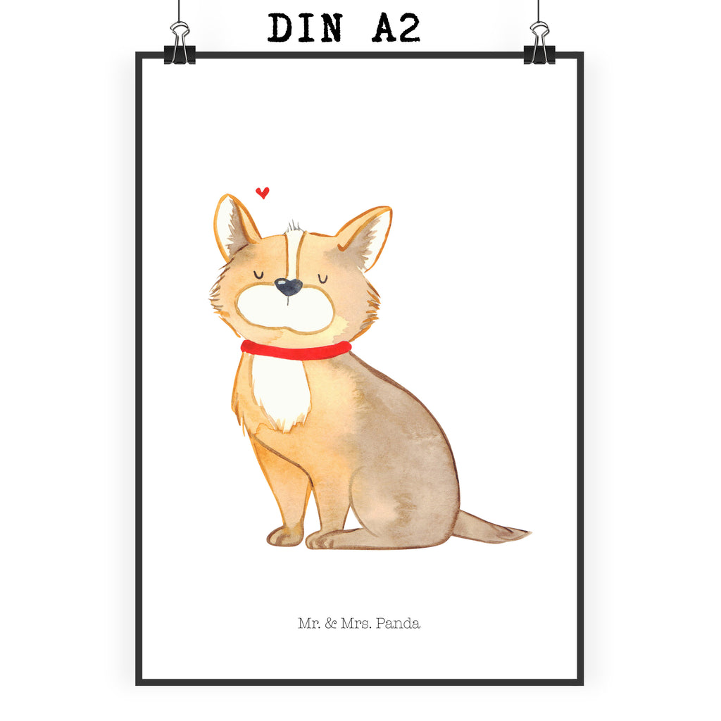 Poster Hundeglück Poster, Wandposter, Bild, Wanddeko, Küchenposter, Kinderposter, Wanddeko Bild, Raumdekoration, Wanddekoration, Handgemaltes Poster, Mr. & Mrs. Panda Poster, Designposter, Kunstdruck, Posterdruck, Hund, Hundemotiv, Haustier, Hunderasse, Tierliebhaber, Hundebesitzer, Sprüche, Corgie, Hundeliebe, Spruch, Hundemama, Liebe
