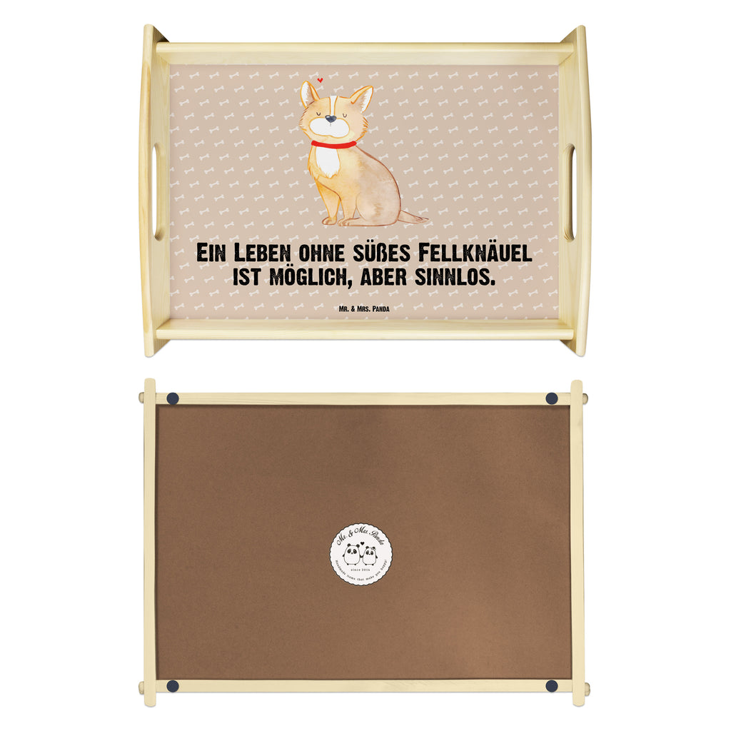 Serviertablett Hundeglück Tablett, Holztablett, Küchentablett, Dekotablett, Frühstückstablett, Hund, Hundemotiv, Haustier, Hunderasse, Tierliebhaber, Hundebesitzer, Sprüche, Corgie, Hundeliebe, Spruch, Hundemama, Liebe