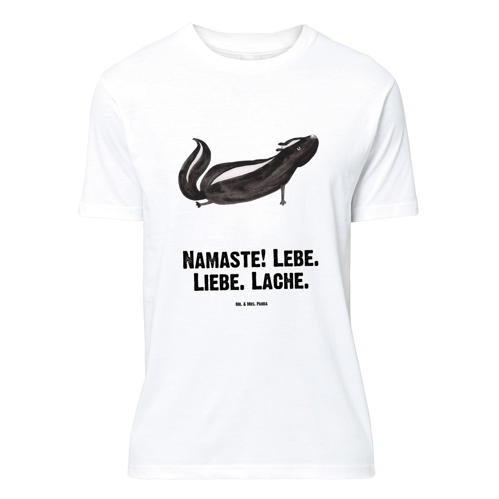 Größe L T-Shirt Stinktier Yoga T-Shirt, Shirt, Tshirt, Lustiges T-Shirt, T-Shirt mit Spruch, Party, Junggesellenabschied, Jubiläum, Geburstag, Herrn, Damen, Männer, Frauen, Schlafshirt, Nachthemd, Sprüche, Stinktier, Skunk, Wildtier, Raubtier, Stinker, Stinki, Yoga, Namaste, Lebe, Liebe, Lache