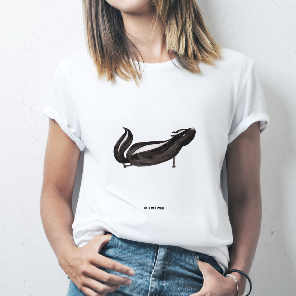 Größe L T-Shirt Stinktier Yoga T-Shirt, Shirt, Tshirt, Lustiges T-Shirt, T-Shirt mit Spruch, Party, Junggesellenabschied, Jubiläum, Geburstag, Herrn, Damen, Männer, Frauen, Schlafshirt, Nachthemd, Sprüche, Stinktier, Skunk, Wildtier, Raubtier, Stinker, Stinki, Yoga, Namaste, Lebe, Liebe, Lache
