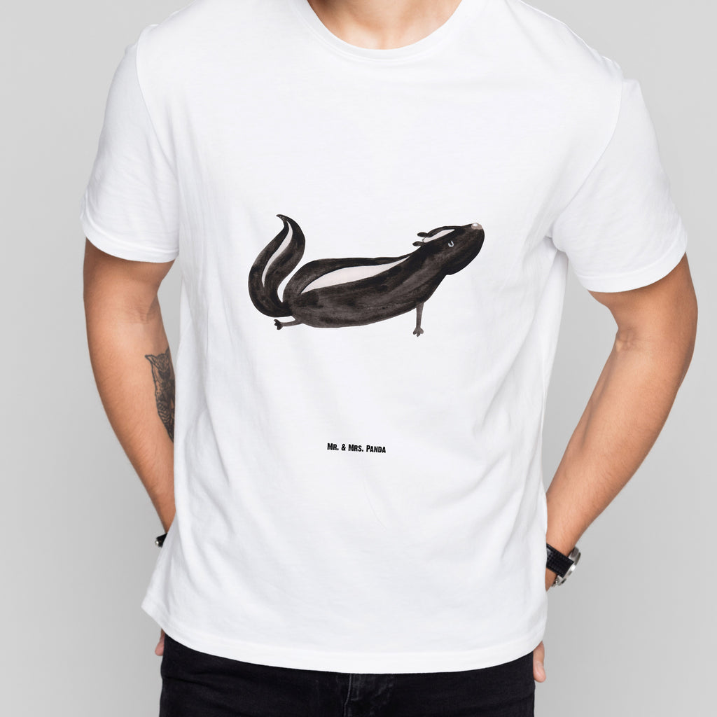 Größe L T-Shirt Stinktier Yoga T-Shirt, Shirt, Tshirt, Lustiges T-Shirt, T-Shirt mit Spruch, Party, Junggesellenabschied, Jubiläum, Geburstag, Herrn, Damen, Männer, Frauen, Schlafshirt, Nachthemd, Sprüche, Stinktier, Skunk, Wildtier, Raubtier, Stinker, Stinki, Yoga, Namaste, Lebe, Liebe, Lache