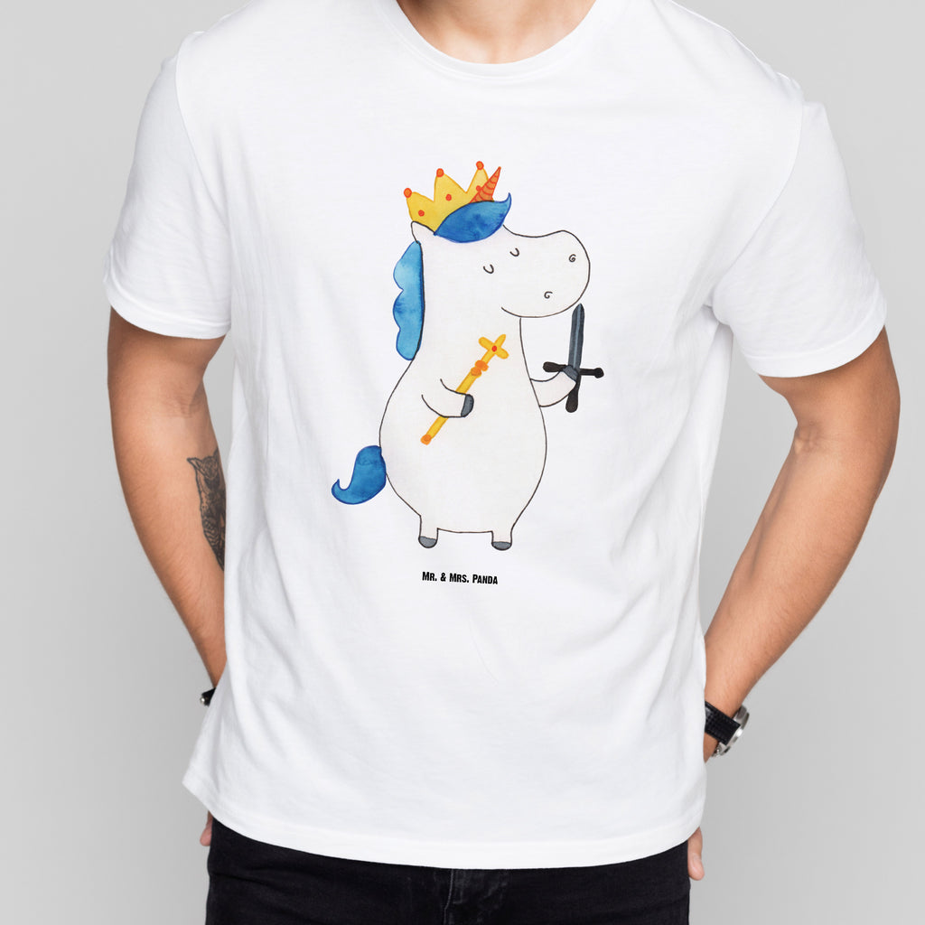 Größe L T-Shirt Einhorn König mit Schwert T-Shirt, Shirt, Tshirt, Lustiges T-Shirt, T-Shirt mit Spruch, Party, Junggesellenabschied, Jubiläum, Geburstag, Herrn, Damen, Männer, Frauen, Schlafshirt, Nachthemd, Sprüche, Einhorn, Einhörner, Einhorn Deko, Pegasus, Unicorn, König, Ritter, Mittelalter