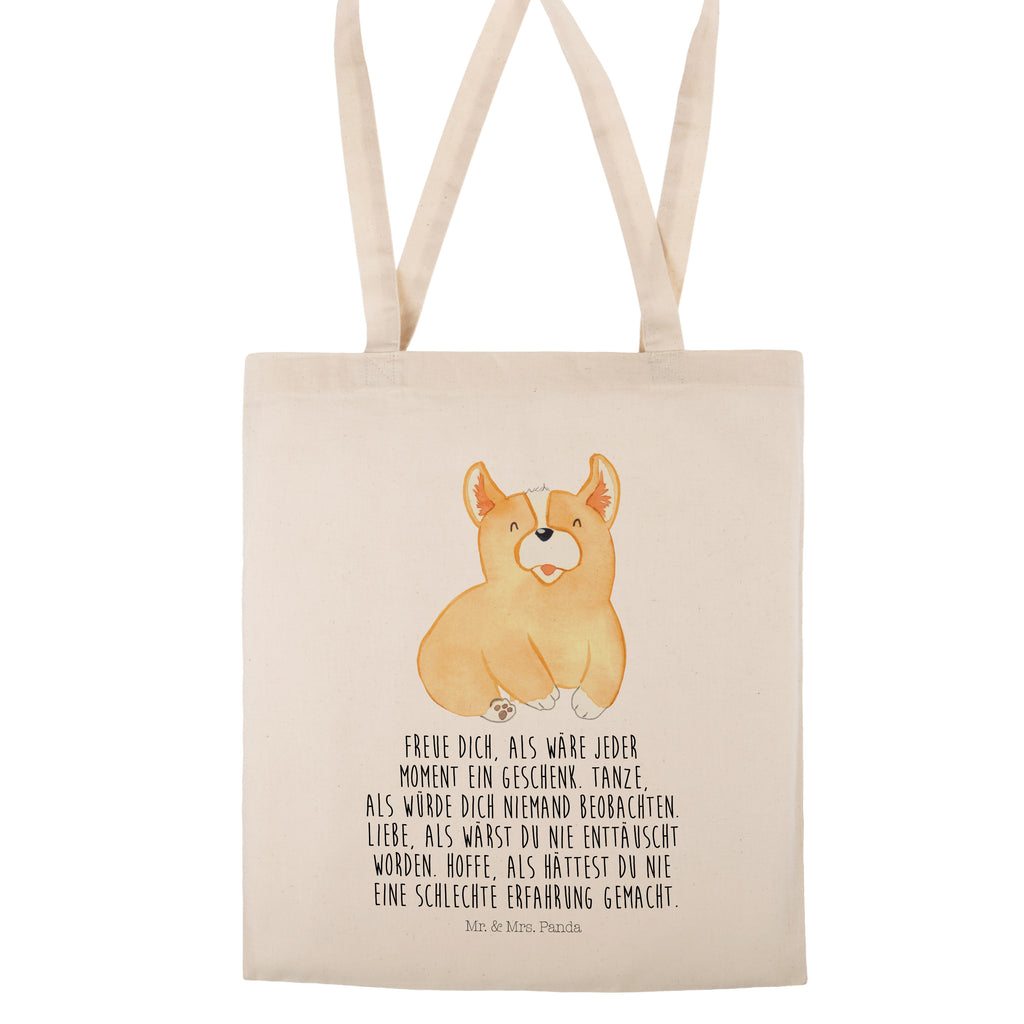 Tragetasche Corgie Beuteltasche, Beutel, Einkaufstasche, Jutebeutel, Stoffbeutel, Hund, Hundemotiv, Haustier, Hunderasse, Tierliebhaber, Hundebesitzer, Sprüche, Corgie, Welsh Corgie Pembroke, britisch, Motivation, Spruch, Hundespruch, Lebensfreude