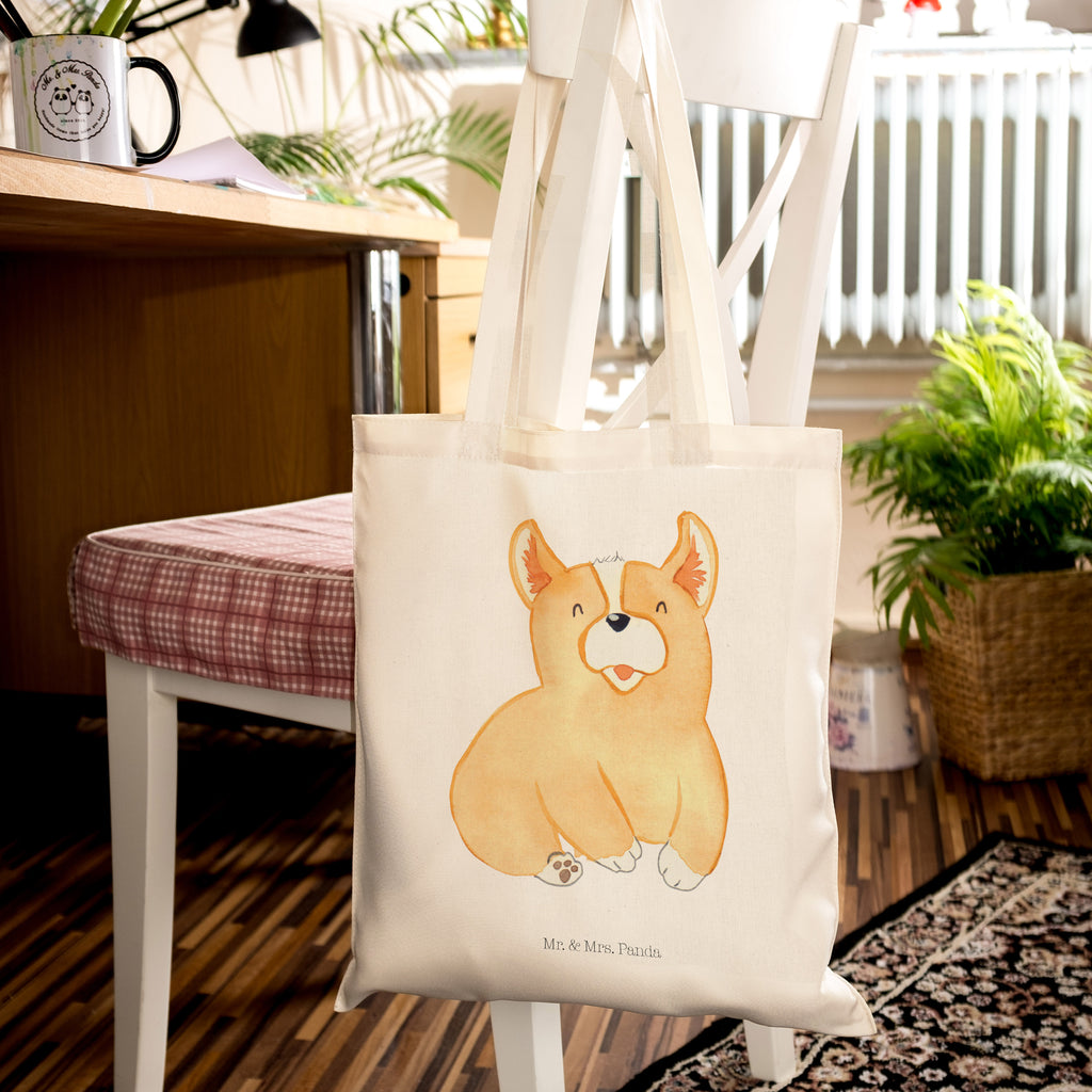 Tragetasche Corgie Beuteltasche, Beutel, Einkaufstasche, Jutebeutel, Stoffbeutel, Hund, Hundemotiv, Haustier, Hunderasse, Tierliebhaber, Hundebesitzer, Sprüche, Corgie, Welsh Corgie Pembroke, britisch, Motivation, Spruch, Hundespruch, Lebensfreude