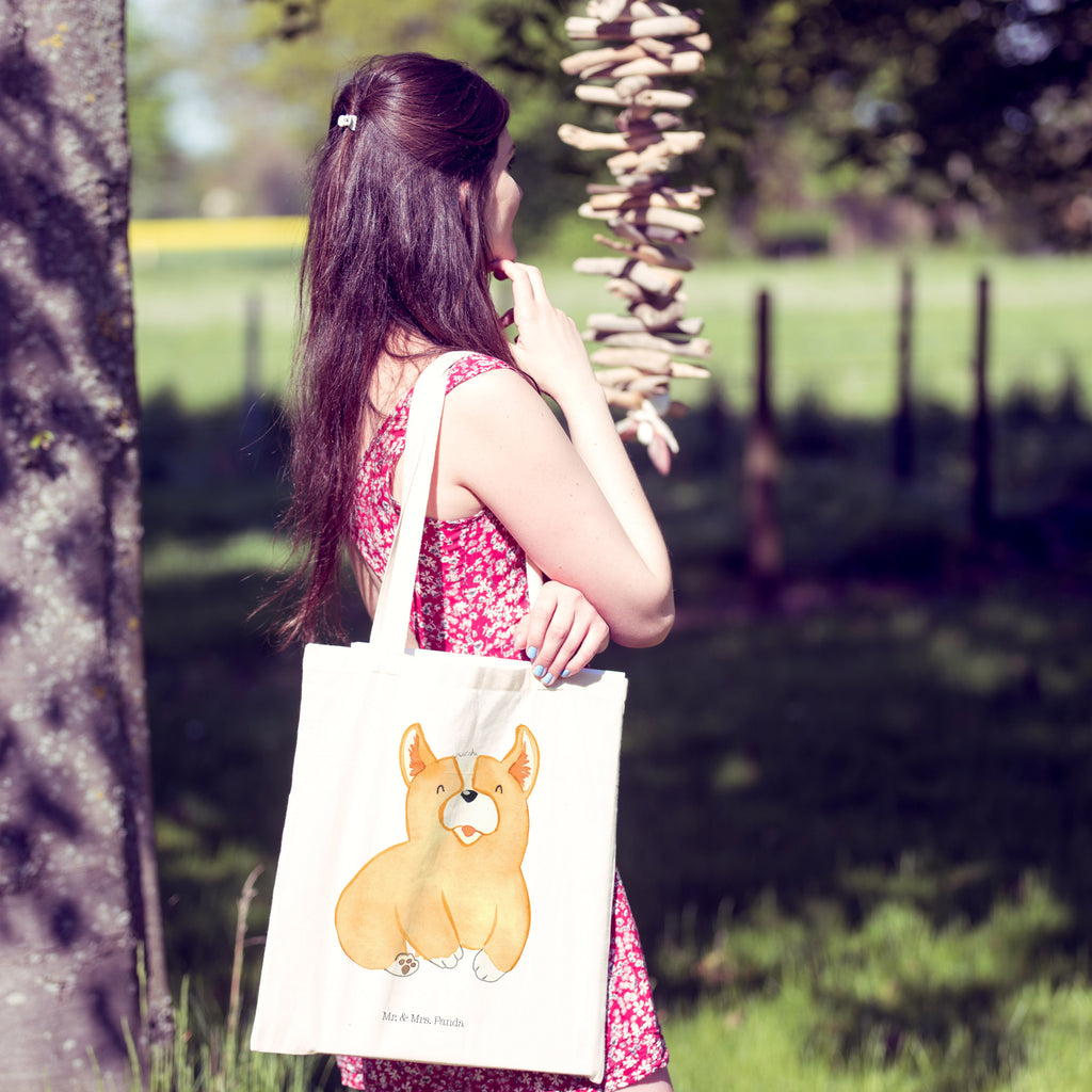 Tragetasche Corgie Beuteltasche, Beutel, Einkaufstasche, Jutebeutel, Stoffbeutel, Hund, Hundemotiv, Haustier, Hunderasse, Tierliebhaber, Hundebesitzer, Sprüche, Corgie, Welsh Corgie Pembroke, britisch, Motivation, Spruch, Hundespruch, Lebensfreude