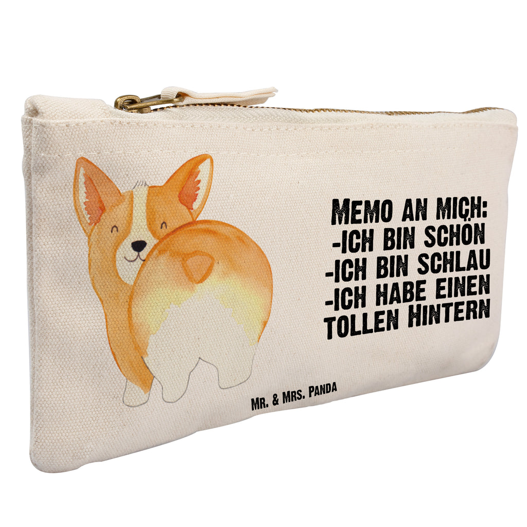 Schminktasche Corgie Po Schminktasche, Kosmetiktasche, Kosmetikbeutel, Stiftemäppchen, Etui, Federmappe, Makeup, XXL, Schminketui, Kosmetiketui, Schlamperetui, Hund, Hundemotiv, Haustier, Hunderasse, Tierliebhaber, Hundebesitzer, Sprüche, Corgie, Hundeliebe, Motivation, Selbstliebe, Spruch