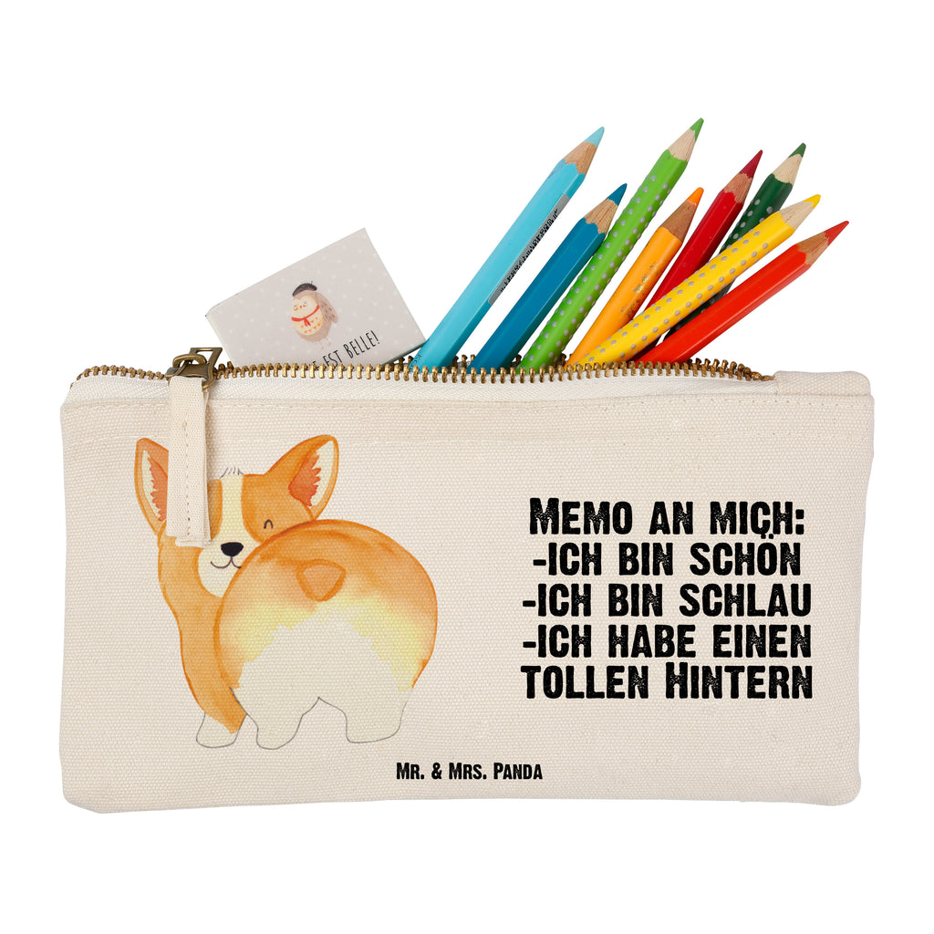 Schminktasche Corgie Po Schminktasche, Kosmetiktasche, Kosmetikbeutel, Stiftemäppchen, Etui, Federmappe, Makeup, XXL, Schminketui, Kosmetiketui, Schlamperetui, Hund, Hundemotiv, Haustier, Hunderasse, Tierliebhaber, Hundebesitzer, Sprüche, Corgie, Hundeliebe, Motivation, Selbstliebe, Spruch