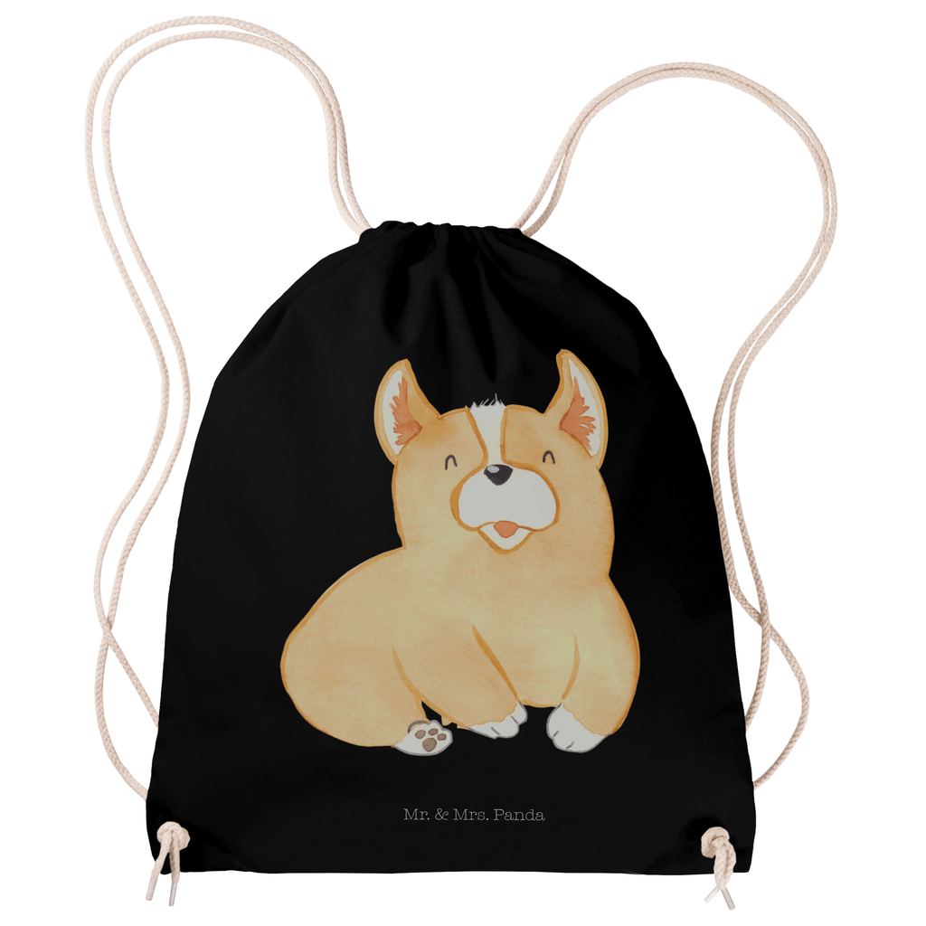 Sportbeutel Corgie Turnbeutel, Beutel, Sporttasche, Tasche, Stoffbeutel, Hund, Hundemotiv, Haustier, Hunderasse, Tierliebhaber, Hundebesitzer, Sprüche, Corgie, Welsh Corgie Pembroke, britisch, Motivation, Spruch, Hundespruch, Lebensfreude