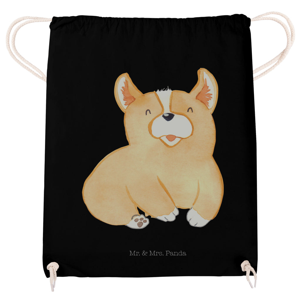 Sportbeutel Corgie Turnbeutel, Beutel, Sporttasche, Tasche, Stoffbeutel, Hund, Hundemotiv, Haustier, Hunderasse, Tierliebhaber, Hundebesitzer, Sprüche, Corgie, Welsh Corgie Pembroke, britisch, Motivation, Spruch, Hundespruch, Lebensfreude