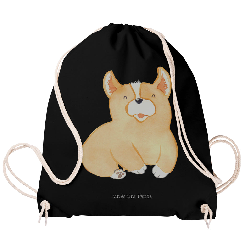 Sportbeutel Corgie Turnbeutel, Beutel, Sporttasche, Tasche, Stoffbeutel, Hund, Hundemotiv, Haustier, Hunderasse, Tierliebhaber, Hundebesitzer, Sprüche, Corgie, Welsh Corgie Pembroke, britisch, Motivation, Spruch, Hundespruch, Lebensfreude