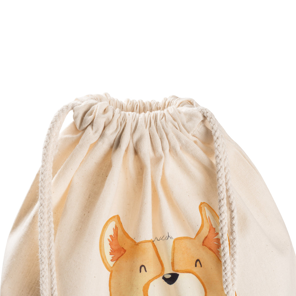 Sportbeutel Corgie Turnbeutel, Beutel, Sporttasche, Tasche, Stoffbeutel, Hund, Hundemotiv, Haustier, Hunderasse, Tierliebhaber, Hundebesitzer, Sprüche, Corgie, Welsh Corgie Pembroke, britisch, Motivation, Spruch, Hundespruch, Lebensfreude