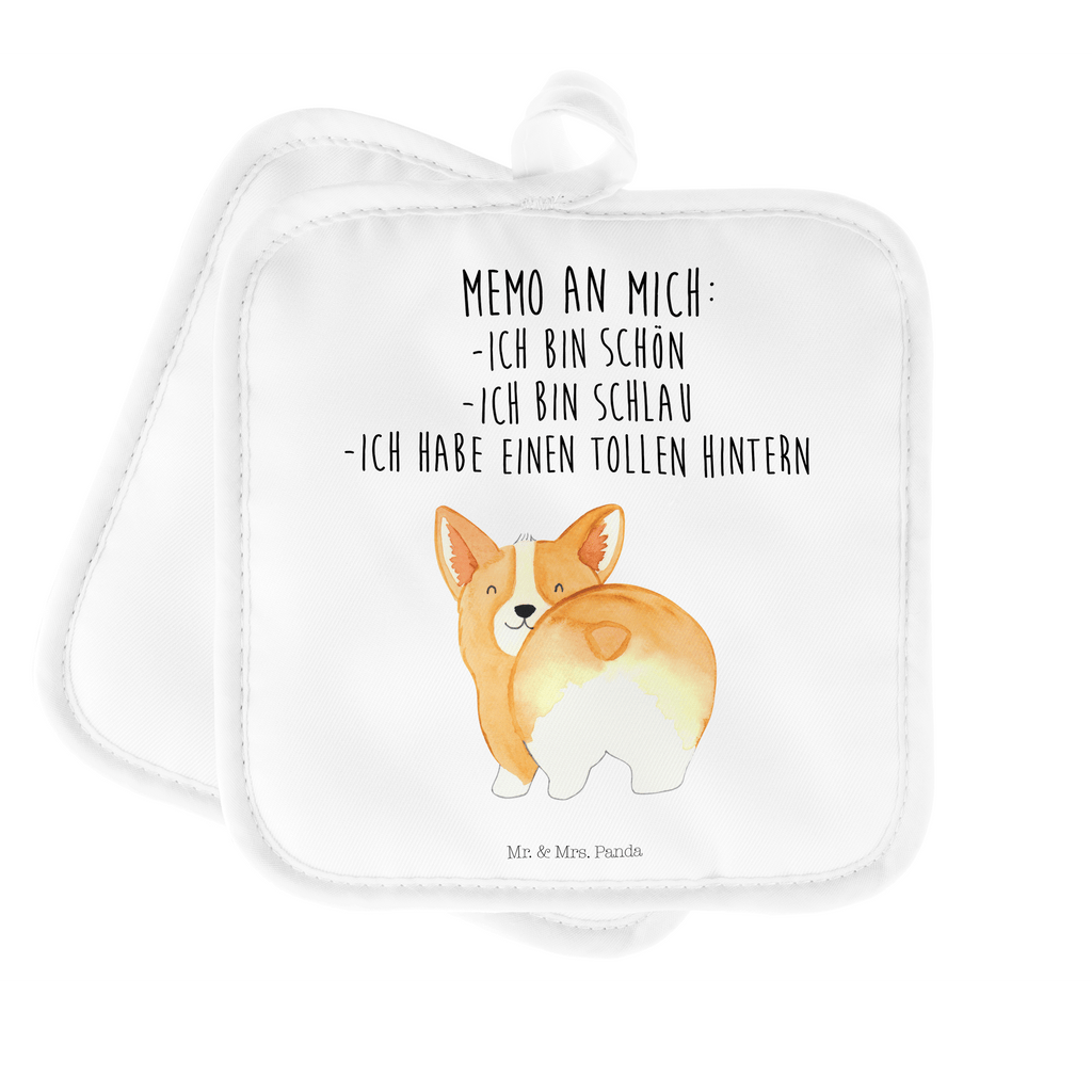 2er Set Topflappen  Corgie Po Topflappen, Topfuntersetzer, Ofenhandschuh, Topflappen Set, Topflappen lustig, Topflappen mit Spruch, Hund, Hundemotiv, Haustier, Hunderasse, Tierliebhaber, Hundebesitzer, Sprüche, Corgie, Hundeliebe, Motivation, Selbstliebe, Spruch