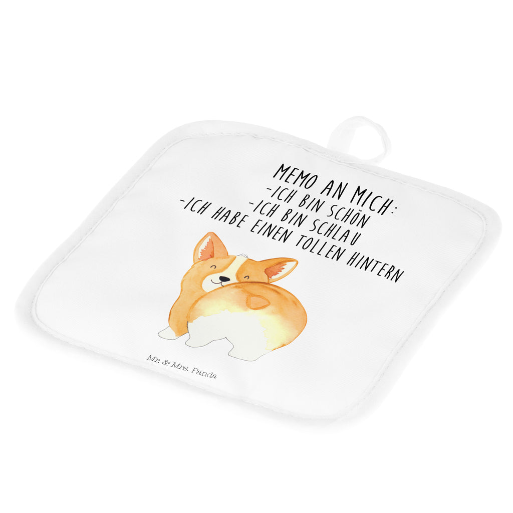 2er Set Topflappen  Corgie Po Topflappen, Topfuntersetzer, Ofenhandschuh, Topflappen Set, Topflappen lustig, Topflappen mit Spruch, Hund, Hundemotiv, Haustier, Hunderasse, Tierliebhaber, Hundebesitzer, Sprüche, Corgie, Hundeliebe, Motivation, Selbstliebe, Spruch