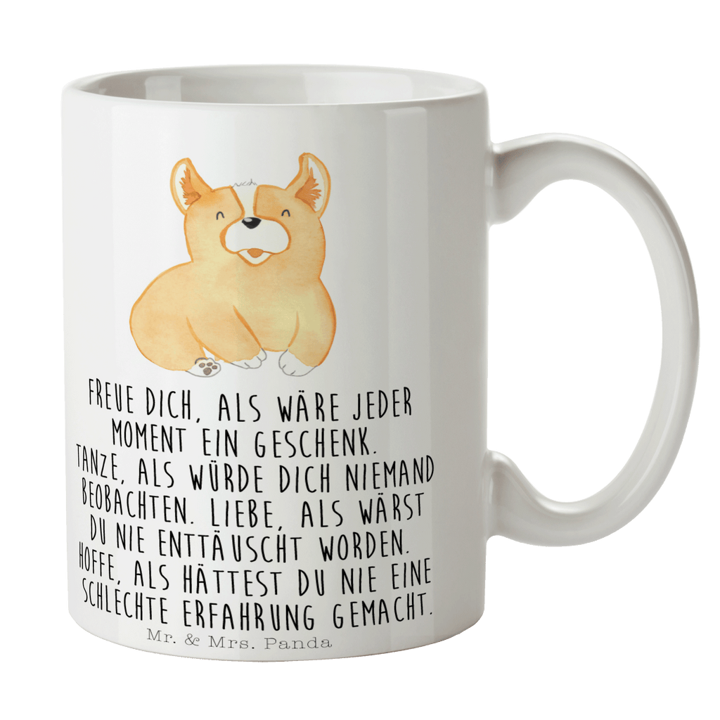 Tasse Corgie Corgie, Hund, Welsh Corgie Pembroke, britisch, Motivation, Spruch, Sprüche, Hundespruch, Lebensfreude	 Becher, Kaffeetasse, Kaffeebecher, Tee, Frühstück, Büro  Hund, Hundemotiv, Haustier, Hunderasse, Tierliebhaber, Hundebesitzer, Sprüche