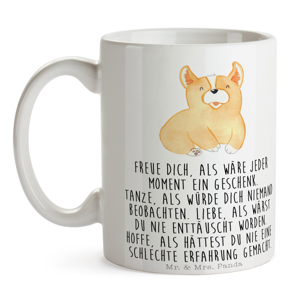 Tasse Corgie Corgie, Hund, Welsh Corgie Pembroke, britisch, Motivation, Spruch, Sprüche, Hundespruch, Lebensfreude	 Becher, Kaffeetasse, Kaffeebecher, Tee, Frühstück, Büro  Hund, Hundemotiv, Haustier, Hunderasse, Tierliebhaber, Hundebesitzer, Sprüche
