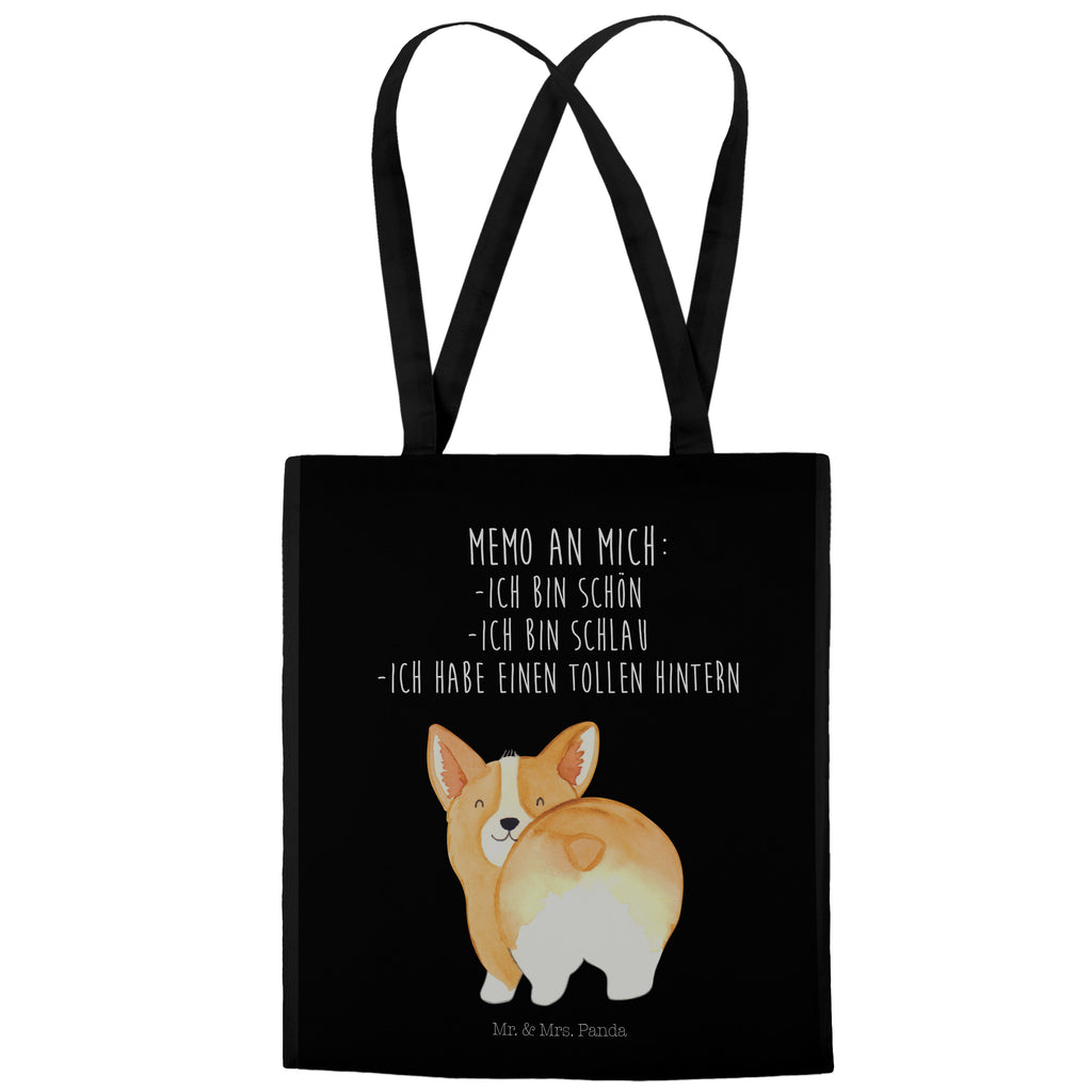 Tragetasche Corgie Po Beuteltasche, Beutel, Einkaufstasche, Jutebeutel, Stoffbeutel, Hund, Hundemotiv, Haustier, Hunderasse, Tierliebhaber, Hundebesitzer, Sprüche, Corgie, Hundeliebe, Motivation, Selbstliebe, Spruch