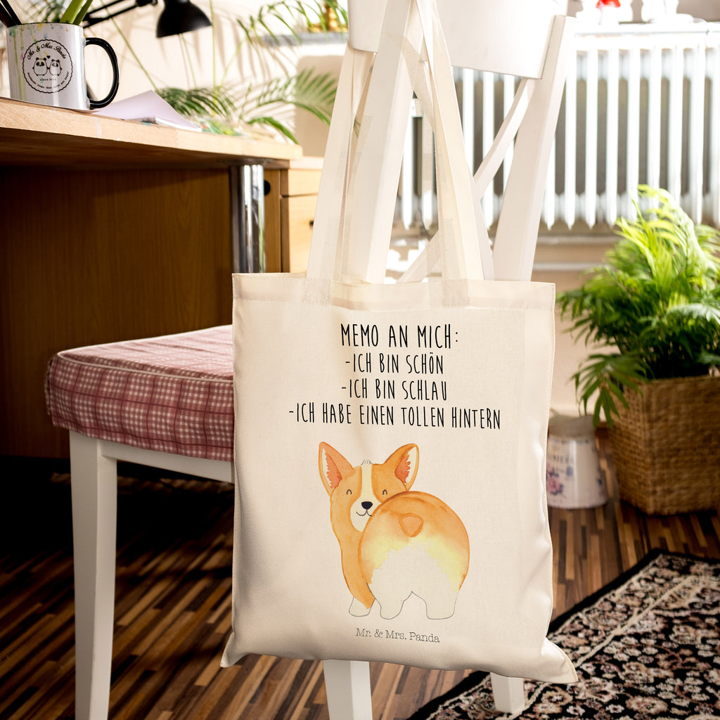 Tragetasche Corgie Po Beuteltasche, Beutel, Einkaufstasche, Jutebeutel, Stoffbeutel, Hund, Hundemotiv, Haustier, Hunderasse, Tierliebhaber, Hundebesitzer, Sprüche, Corgie, Hundeliebe, Motivation, Selbstliebe, Spruch