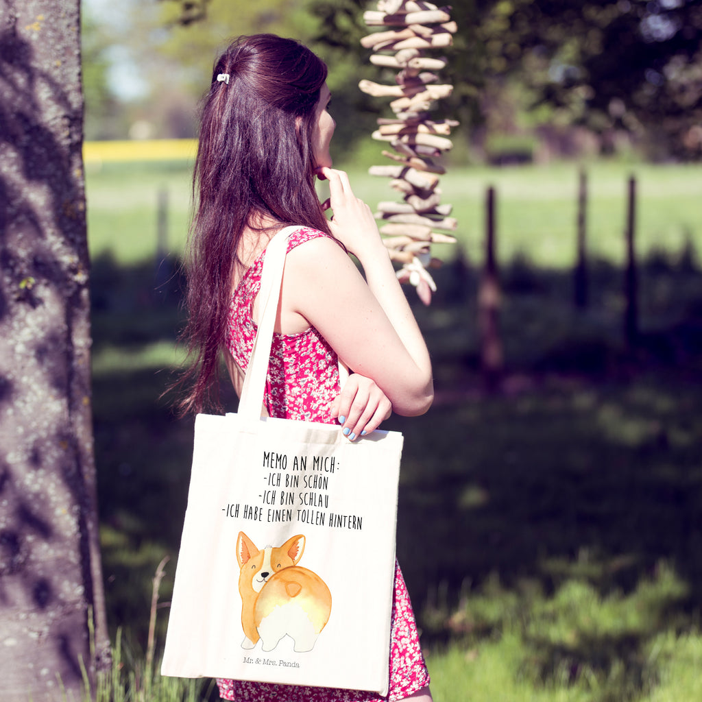 Tragetasche Corgie Po Beuteltasche, Beutel, Einkaufstasche, Jutebeutel, Stoffbeutel, Hund, Hundemotiv, Haustier, Hunderasse, Tierliebhaber, Hundebesitzer, Sprüche, Corgie, Hundeliebe, Motivation, Selbstliebe, Spruch