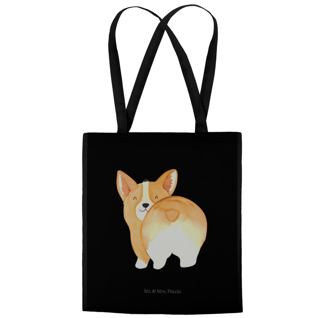 Tragetasche Corgie Po Beuteltasche, Beutel, Einkaufstasche, Jutebeutel, Stoffbeutel, Hund, Hundemotiv, Haustier, Hunderasse, Tierliebhaber, Hundebesitzer, Sprüche, Corgie, Hundeliebe, Motivation, Selbstliebe, Spruch