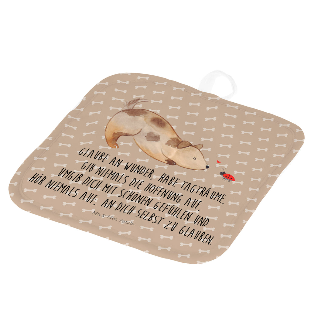2er Set Topflappen  Hund Marienkäfer Topflappen, Topfuntersetzer, Ofenhandschuh, Topflappen Set, Topflappen lustig, Topflappen mit Spruch, Hund, Hundemotiv, Haustier, Hunderasse, Tierliebhaber, Hundebesitzer, Sprüche, Hunde, Hundespruch, Marienkäfer, Mischling, Mischlinghund