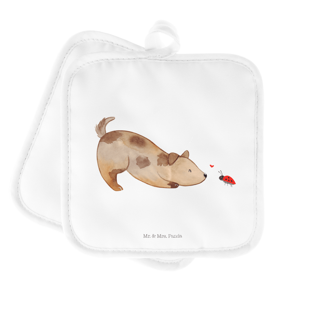 2er Set Topflappen  Hund Marienkäfer Topflappen, Topfuntersetzer, Ofenhandschuh, Topflappen Set, Topflappen lustig, Topflappen mit Spruch, Hund, Hundemotiv, Haustier, Hunderasse, Tierliebhaber, Hundebesitzer, Sprüche, Hunde, Hundespruch, Marienkäfer, Mischling, Mischlinghund