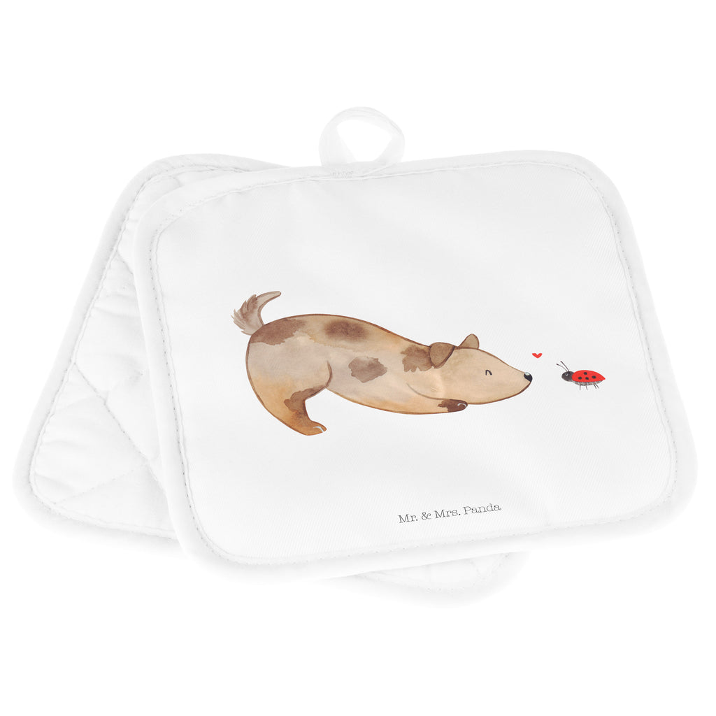 2er Set Topflappen  Hund Marienkäfer Topflappen, Topfuntersetzer, Ofenhandschuh, Topflappen Set, Topflappen lustig, Topflappen mit Spruch, Hund, Hundemotiv, Haustier, Hunderasse, Tierliebhaber, Hundebesitzer, Sprüche, Hunde, Hundespruch, Marienkäfer, Mischling, Mischlinghund