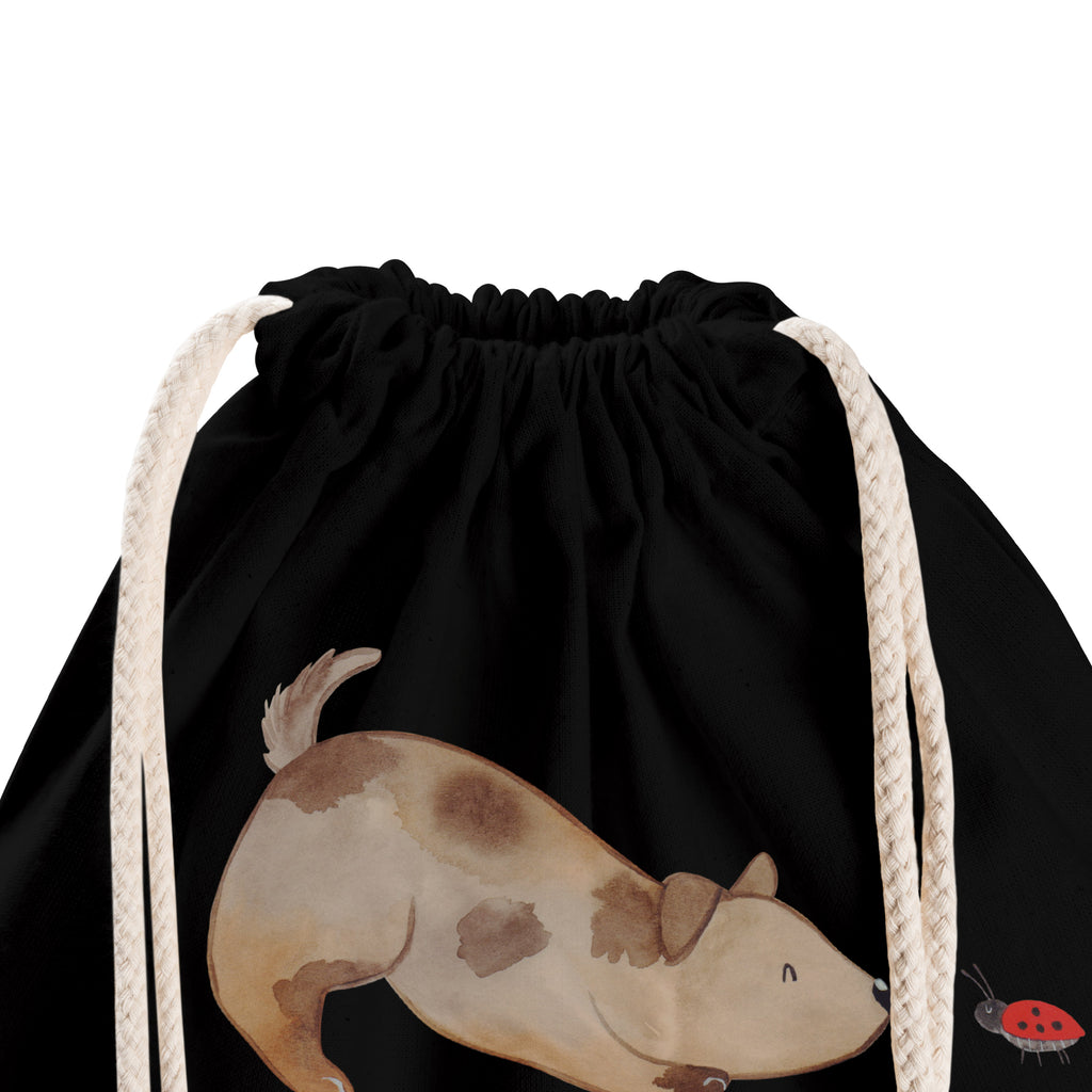 Sportbeutel Hund Marienkäfer Turnbeutel, Beutel, Sporttasche, Tasche, Stoffbeutel, Hund, Hundemotiv, Haustier, Hunderasse, Tierliebhaber, Hundebesitzer, Sprüche, Hunde, Hundespruch, Marienkäfer, Mischling, Mischlinghund