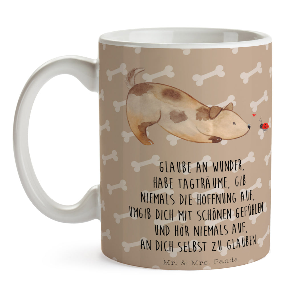 Tasse Hund Marienkäfer Hund, Hunde, Hundespruch, Sprüche, Marienkäfer, Mischling, Mischlinghund Becher, Kaffeetasse, Kaffeebecher, Tee, Frühstück, Büro  Hund, Hundemotiv, Haustier, Hunderasse, Tierliebhaber, Hundebesitzer, Sprüche