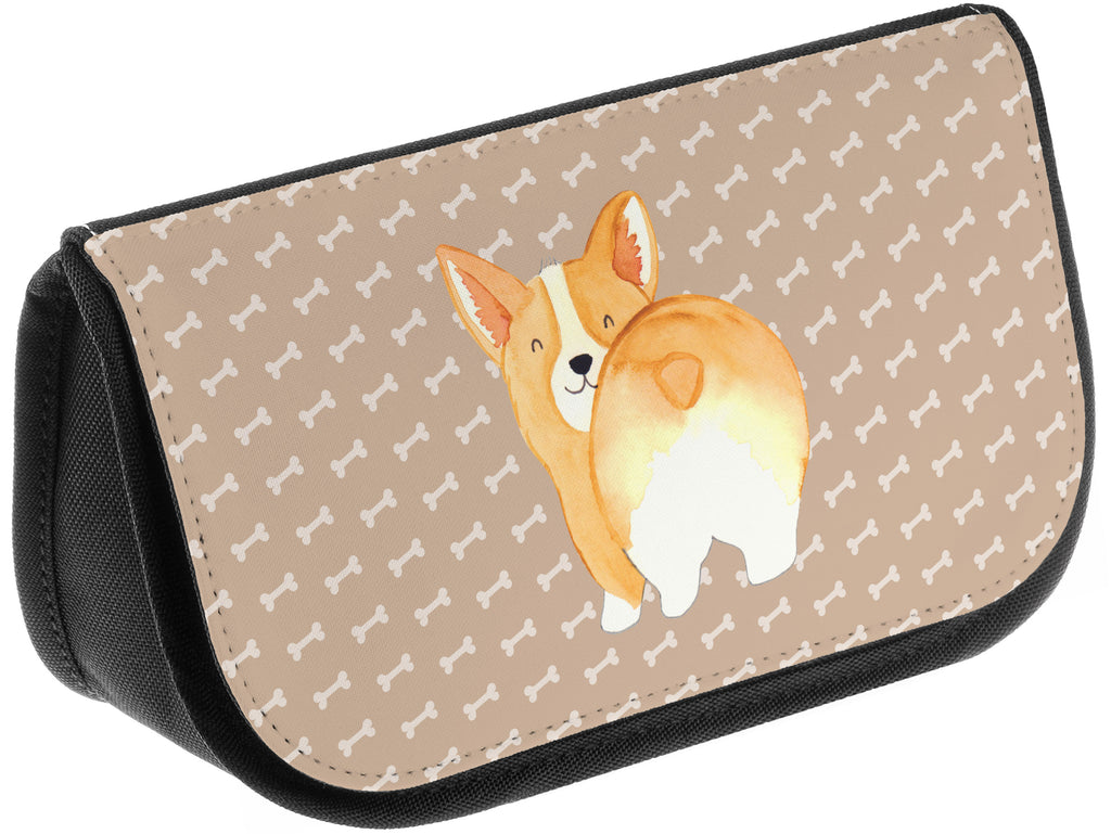 Kosmetiktasche Corgie Po Kosmetikbeutel, Kulturtasche, Kulturbeutel, Schminktasche, Make-Up Tasche, Hund, Hundemotiv, Haustier, Hunderasse, Tierliebhaber, Hundebesitzer, Sprüche, Corgie, Hundeliebe, Motivation, Selbstliebe, Spruch