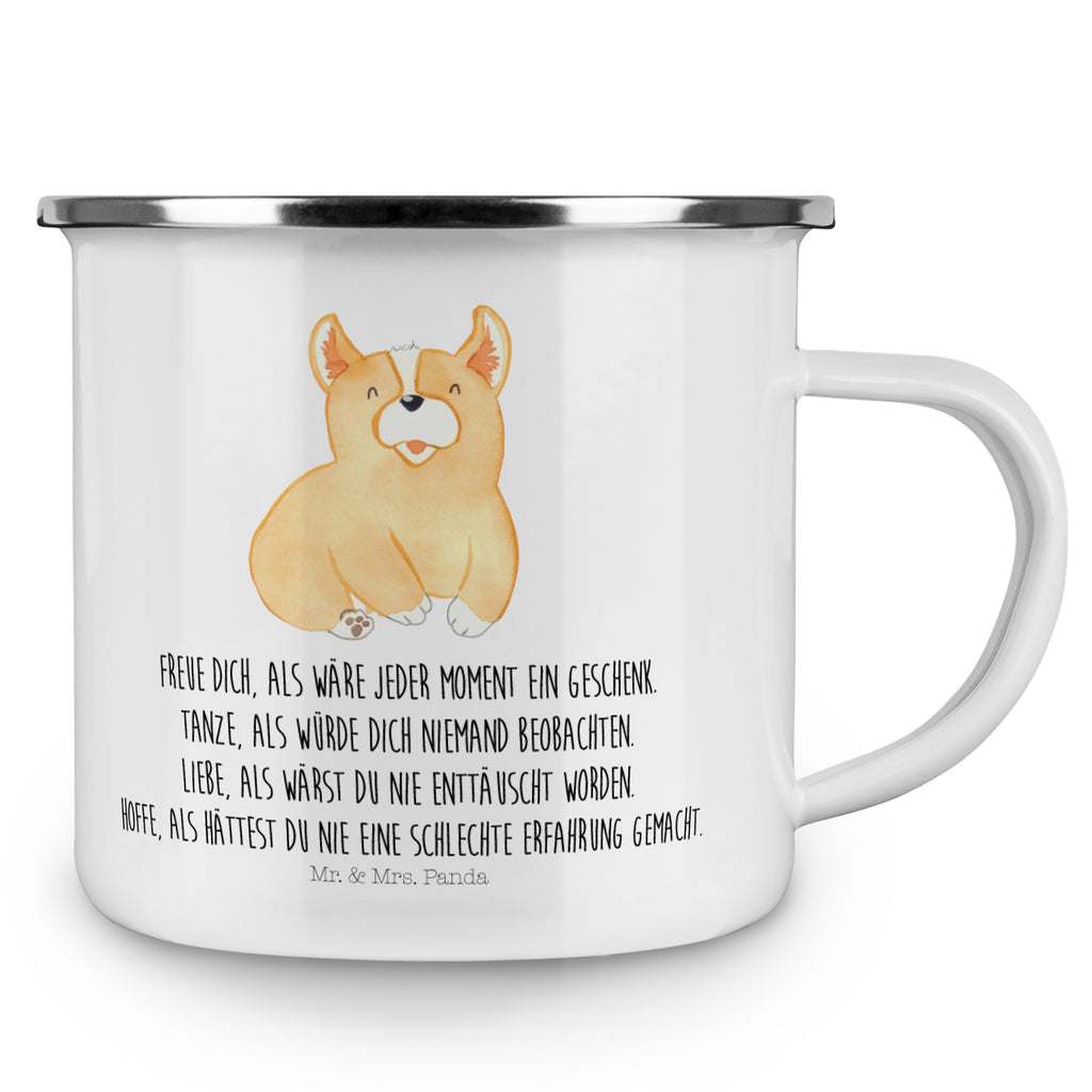 Camping Emaille Tasse Corgie Campingtasse, Trinkbecher, Metalltasse, Outdoor Tasse, Emaille Trinkbecher, Blechtasse Outdoor, Emaille Campingbecher, Edelstahl Trinkbecher, Metalltasse für Camping, Kaffee Blechtasse, Camping Tasse Metall, Hund, Hundemotiv, Haustier, Hunderasse, Tierliebhaber, Hundebesitzer, Sprüche, Corgie, Welsh Corgie Pembroke, britisch, Motivation, Spruch, Hundespruch, Lebensfreude