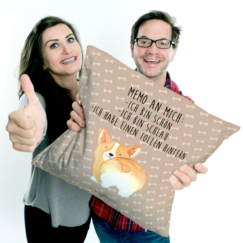 40x40 Kissen Corgie Po Kissenhülle, Kopfkissen, Sofakissen, Dekokissen, Motivkissen, Hund, Hundemotiv, Haustier, Hunderasse, Tierliebhaber, Hundebesitzer, Sprüche, Corgie, Hundeliebe, Motivation, Selbstliebe, Spruch