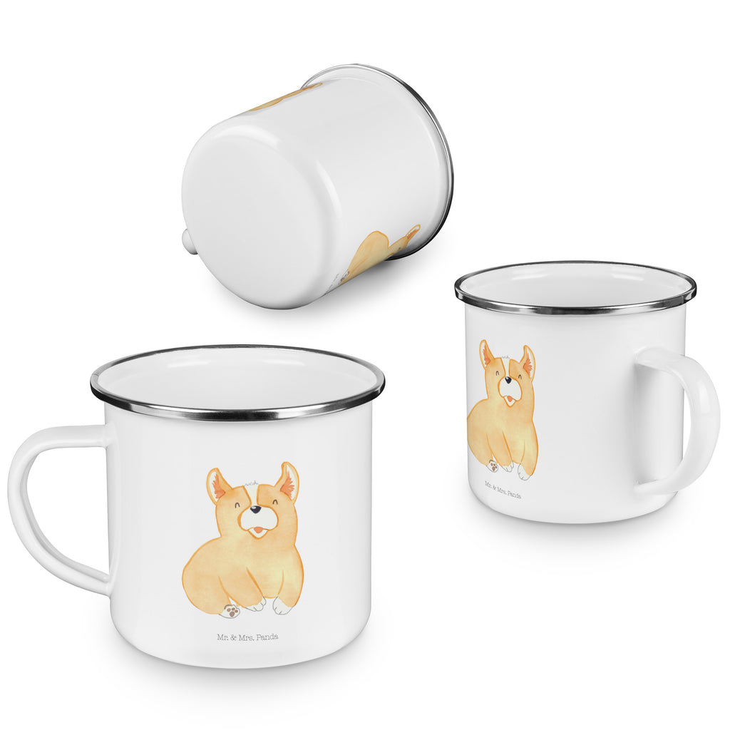 Camping Emaille Tasse Corgie Campingtasse, Trinkbecher, Metalltasse, Outdoor Tasse, Emaille Trinkbecher, Blechtasse Outdoor, Emaille Campingbecher, Edelstahl Trinkbecher, Metalltasse für Camping, Kaffee Blechtasse, Camping Tasse Metall, Hund, Hundemotiv, Haustier, Hunderasse, Tierliebhaber, Hundebesitzer, Sprüche, Corgie, Welsh Corgie Pembroke, britisch, Motivation, Spruch, Hundespruch, Lebensfreude